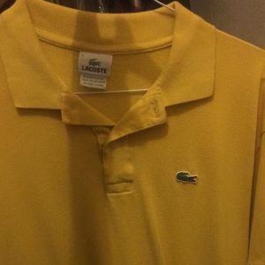Original yellow Lacoste polo